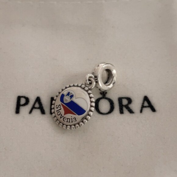 Pandora Slovenia Flag Exclusive Charm Pendant - Picture 3 of 4
